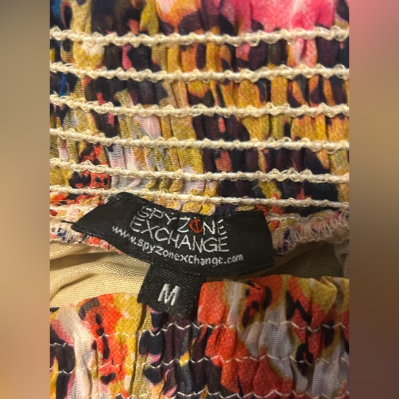 Spy Zone Sz M Floral Paisley Print Maxi Dress Flowy Boho Chic Cottagecore Fairy - Picture 10 of 10